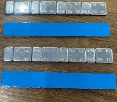 YAPIŞTIRMA BALANS KURŞUNU 5-10 GR MAVİ BANTLI ( 100 ŞERİT ) 6 KĞ